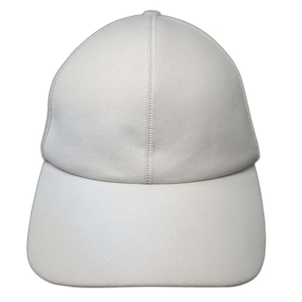 Lululemon Baseball Cap White One Size Performance Reflective Adjustable Hat